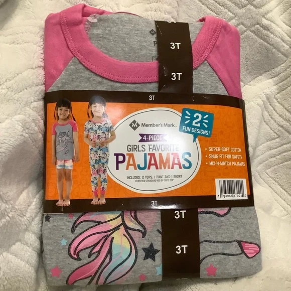 Member's Mark Sam's Club Girls Pajamas Lounge Sets For